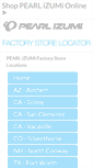 Mobile Screenshot of pearlizumifactorystores.com